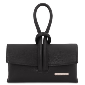 Leather Clutch - Black