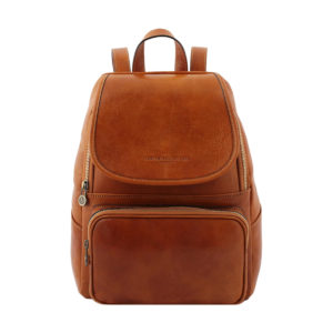 Venezia Leather Backpack - Honey