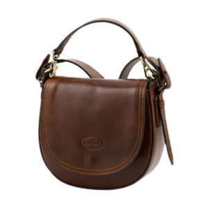 Matilde Leather Crossbody Bag - Brown